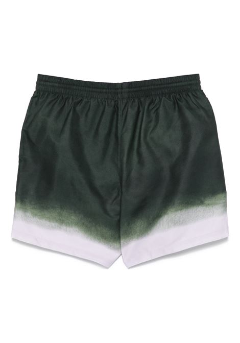 Green Phibbs gradient effect beachwear shorts Dries Van Noten - men DRIES VAN NOTEN | 2510225001431605